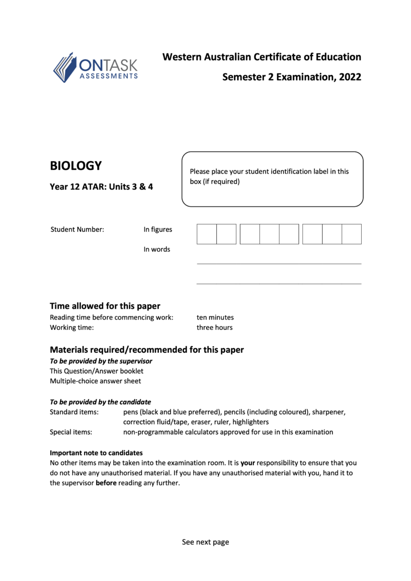 Microsoft Word - 2022 ATBLY - Sem 2 Exam - FINAL v1