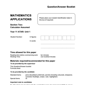 Microsoft Word - 2024 AEMAA - Sem 1 Exam (Calculator Assumed) - FINAL v1.docx