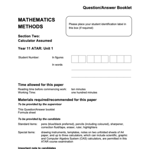 Microsoft Word - 2024 AEMAM - Sem 1 Exam (Calculator Assumed) - FINAL v1.docx