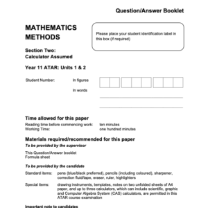 Microsoft Word - 2024 AEMAM - Sem 2 Exam (Calculator Assumed) - FINAL v1.docx