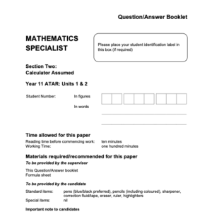 Microsoft Word - 2024 AEMAS - Sem 2 Exam (Calculator Assumed) - FINAL v1.docx