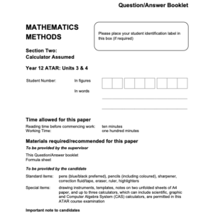 Microsoft Word - 2024 ATMAM - Sem 2 Exam (Calculator Assumed) - FINAL v1.docx