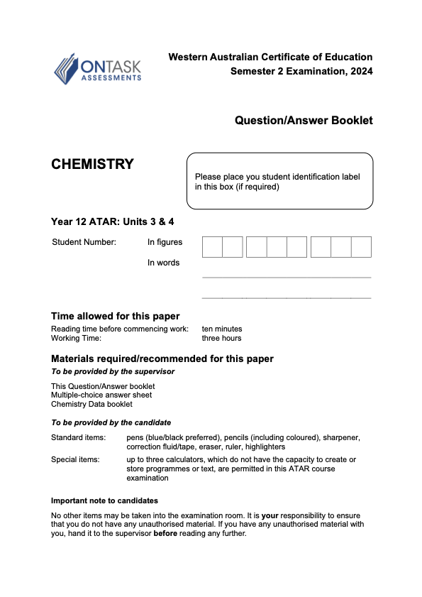 ATCHE - Sem 2 Exam